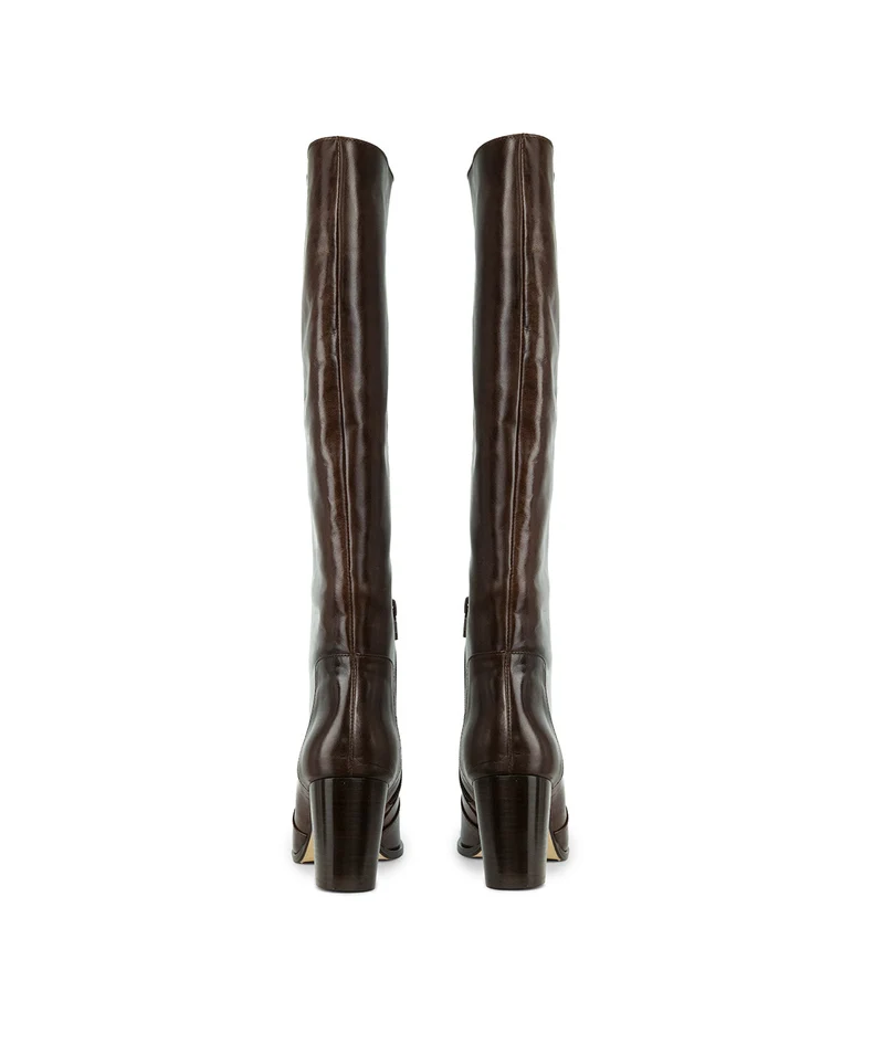 Bottes ADRIANA Brun Foncé