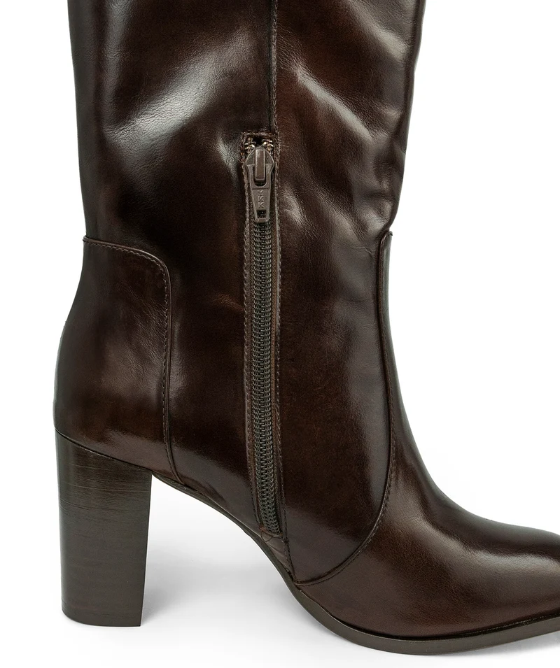 Bottes ADRIANA Brun Foncé