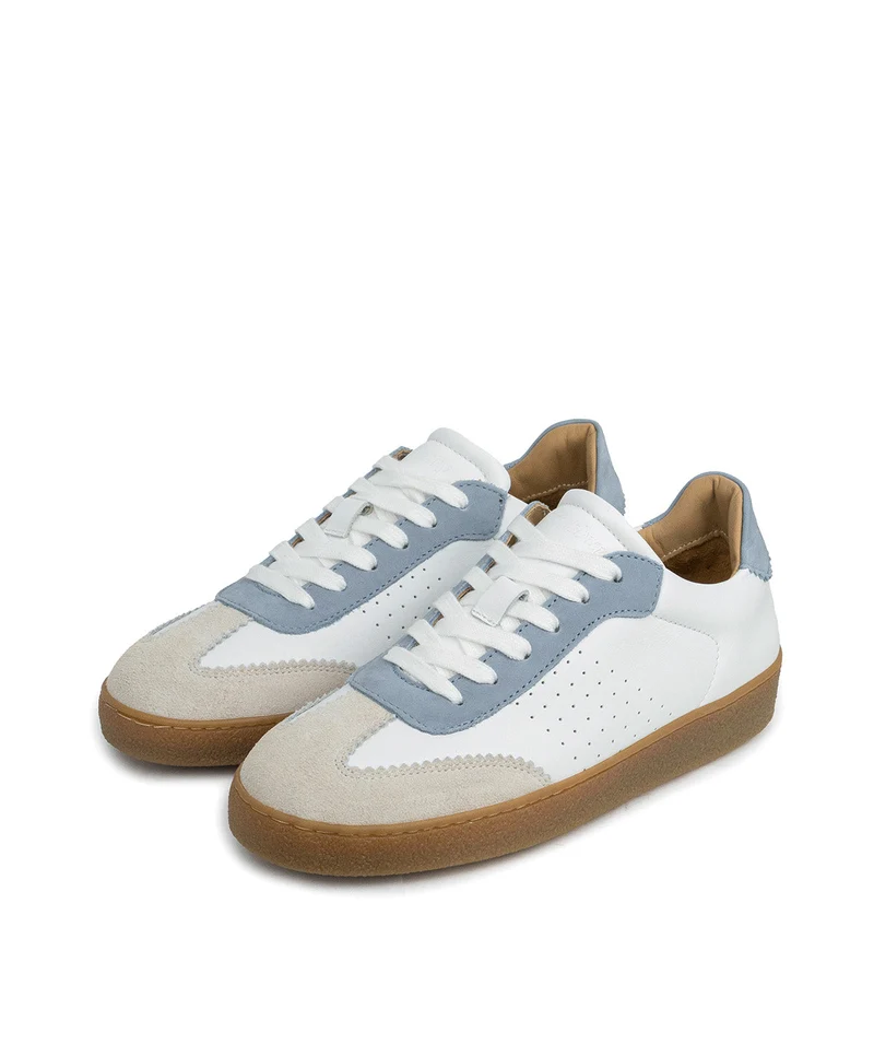 Sneakers JANE Ciel et Blanc