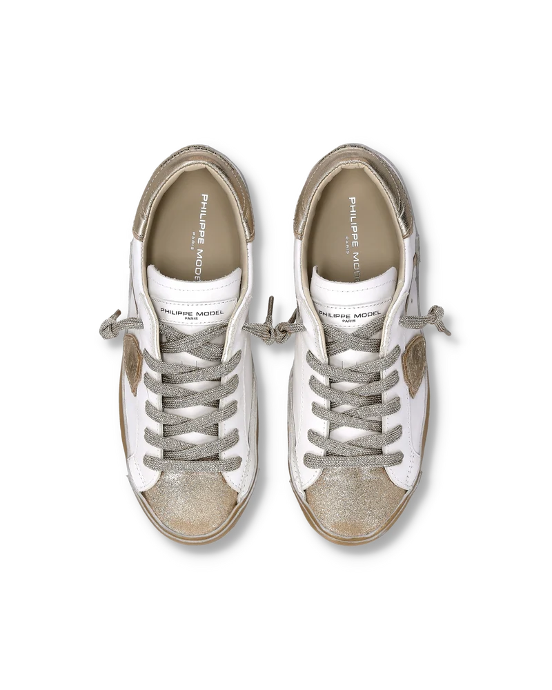 Sneakers Prsx Women, White Gold