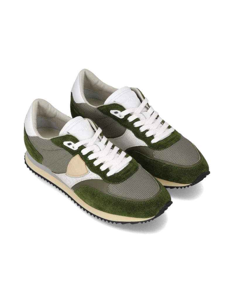 Sneakers Blville Men, Military Green White