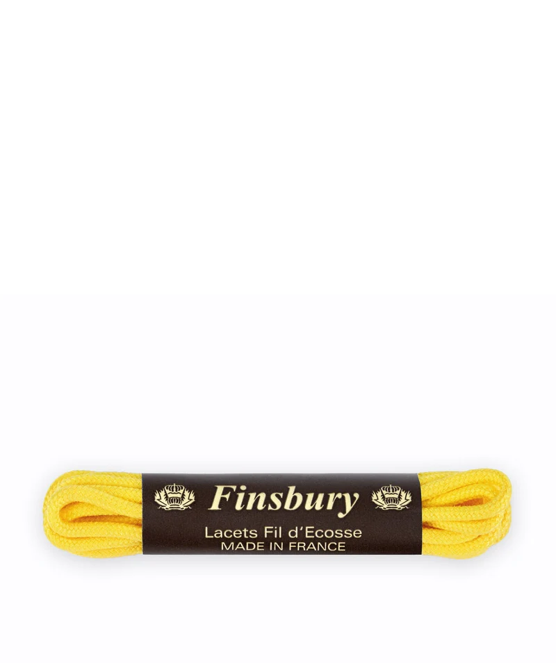 Lacets coloré Jaune 75cm