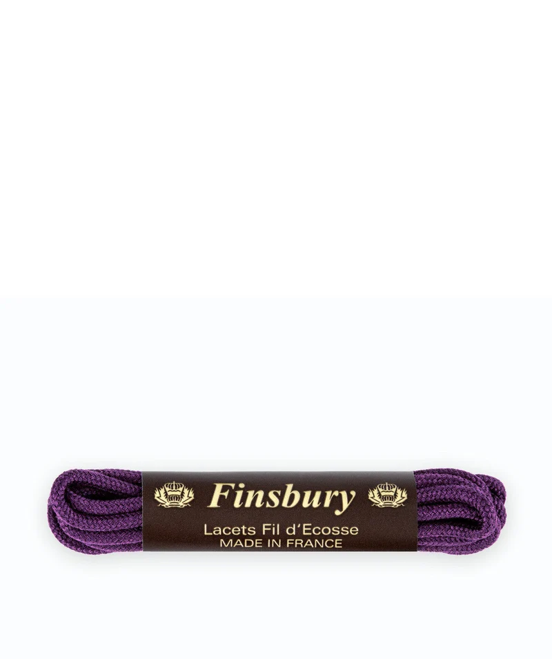 Lacets coloré Aubergine 75cm
