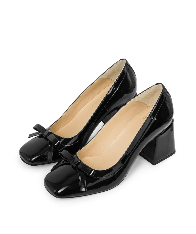 Escarpins CARLA Vernis Noir