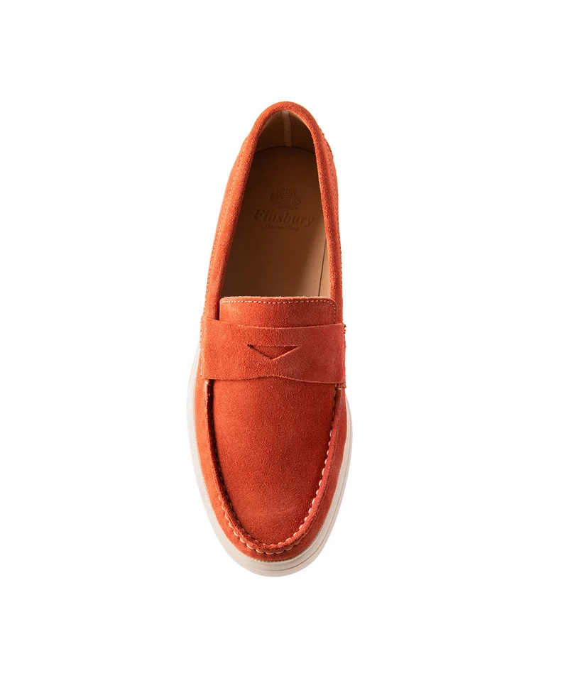 Mocassin ACAPULCO Veau Velours Brique