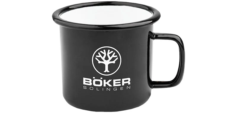 Quart émaillé Boker 350 ml en métal sans nickel passant au lave-vaisselle