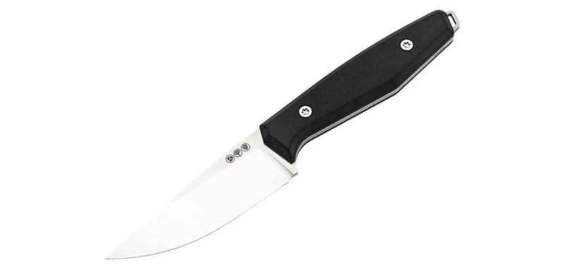 Couteau à lame fixe Boker Daily Knives AK1 Droppoint N690 acier N690 lame 76 mm
