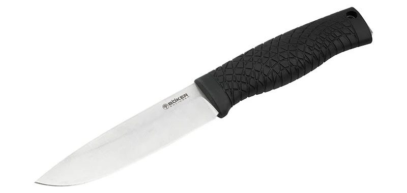 Couteau à lame fixe Boker Bronco acier CPM 3-V lame 113 mm lame drop point