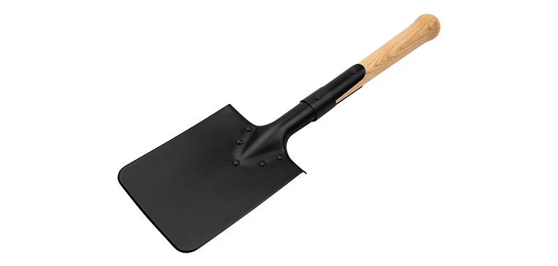 Pelle Boker Plus Shovel M1874 acier 2Cr13 lame 190 mm fil lisse manche bois naturel