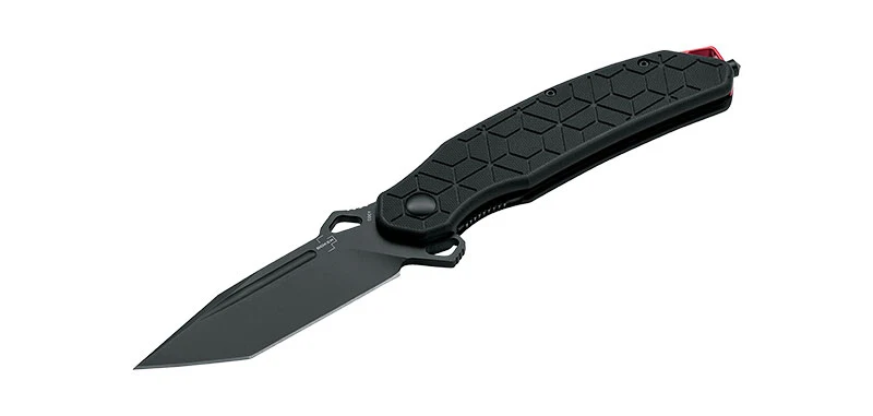 Couteau pliant Boker Plus Yokai acier D2 lame 95 mm lame tanto fil lisse