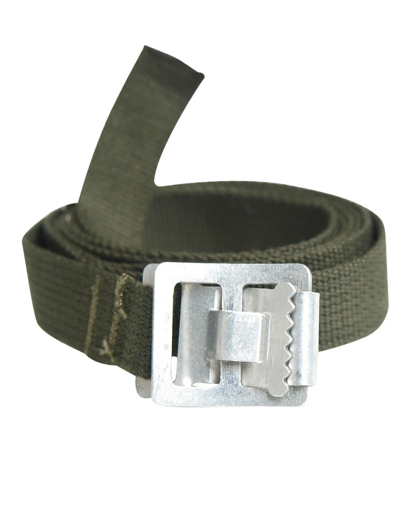 Sangle de serrage type Bundeswehr Mil-Tec coton-polyester 2,5 × 60 cm boucle aluminium