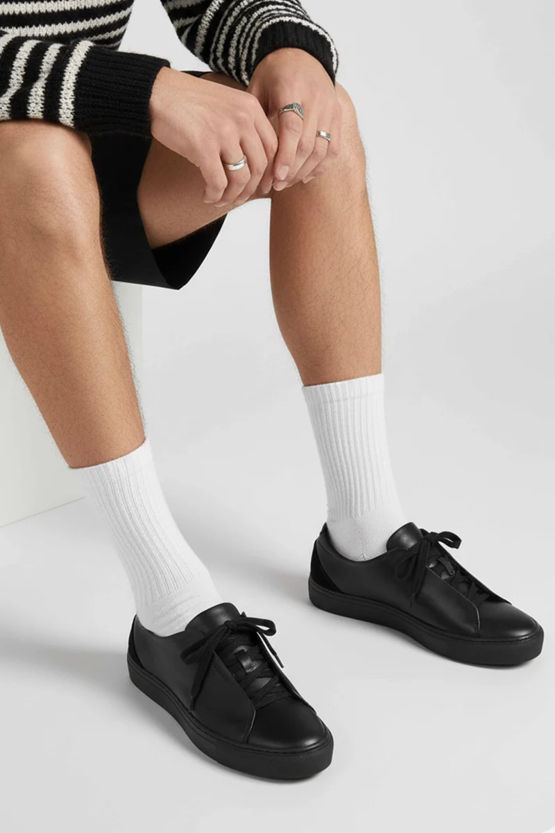 Black Leather and Suede