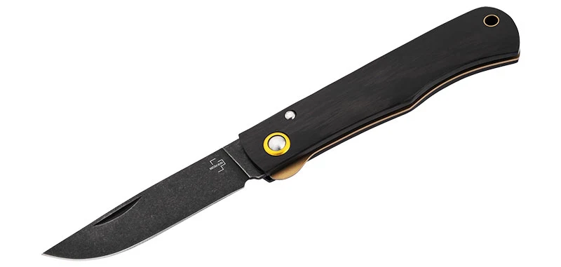 Couteau pliant Boker Plus Rusticus Medium All Black acier 420 lame 75 mm