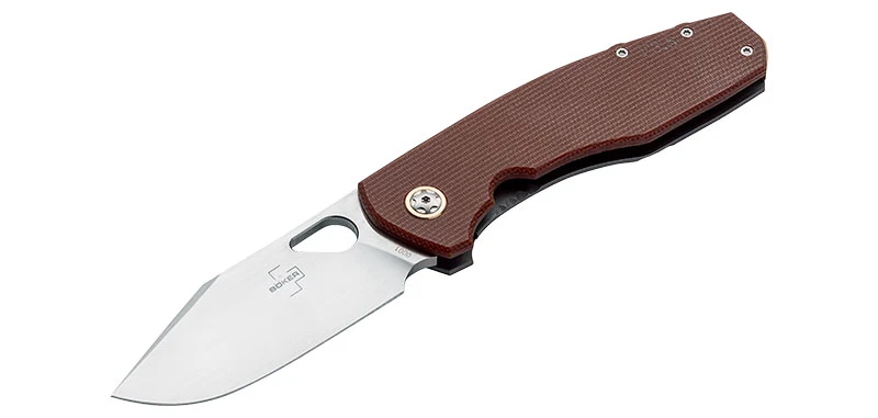 Couteau pliant Boker Plus F 3.5 acier 12C27 (Inox) lame 85 mm lame drop point