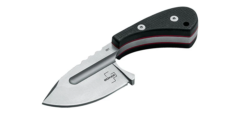 Couteau à lame fixe Boker Plus Sigyn acier D2 lame 50 mm lame drop point