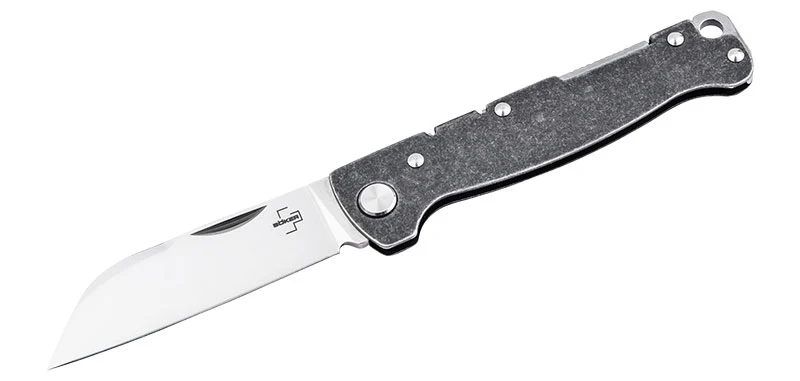 Couteau pliant Boker Plus Atlas Backlock Sheepfoot acier D2 lame 68 mm