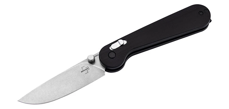 Couteau pliant Boker Plus Hebdo acier Nitro-V lame 72 mm lame drop point