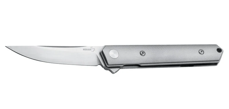 Couteau pliant Boker Plus Kwaiken Mini Flipper Titan acier D2 lame 76 mm