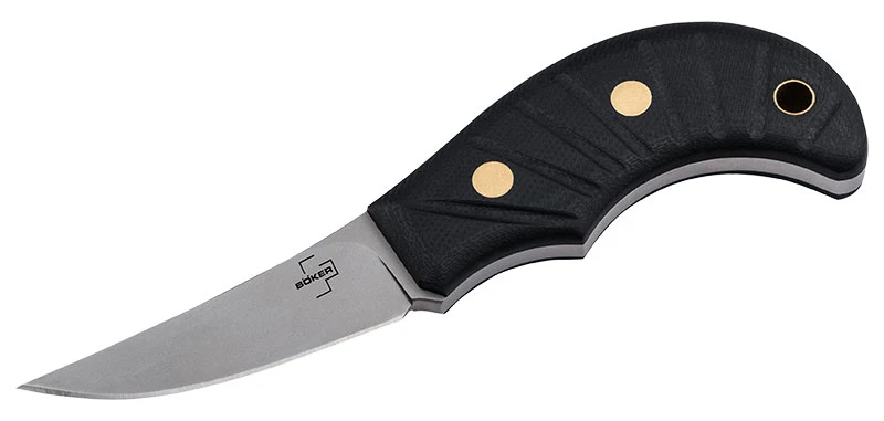 Couteau à lame fixe Boker Plus Shrimp acier D2 lame 60 mm lame drop point