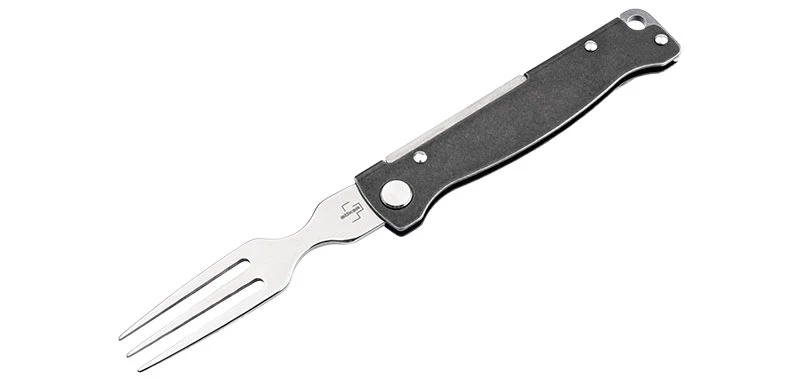 Couteau pliant Boker Plus Atlas Fork acier Edelstahl lame 72 mm fil lisse