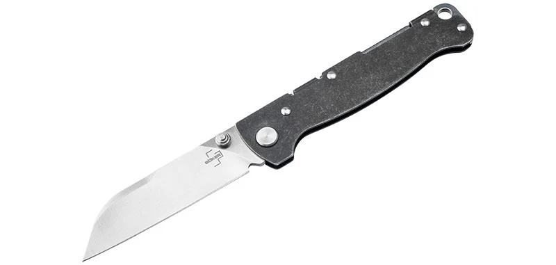 Couteau pliant Boker Plus Atlas Sheepsfoot TS acier D2 lame 69 mm