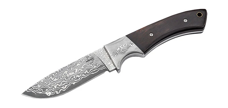 Couteau à lame fixe Boker Plus M-One Damast acier Damas lame 90 mm