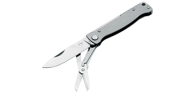 Couteau pliant Boker Plus Atlas Multi SW gen. 2 acier 12C27 (Inox) lame 67 mm