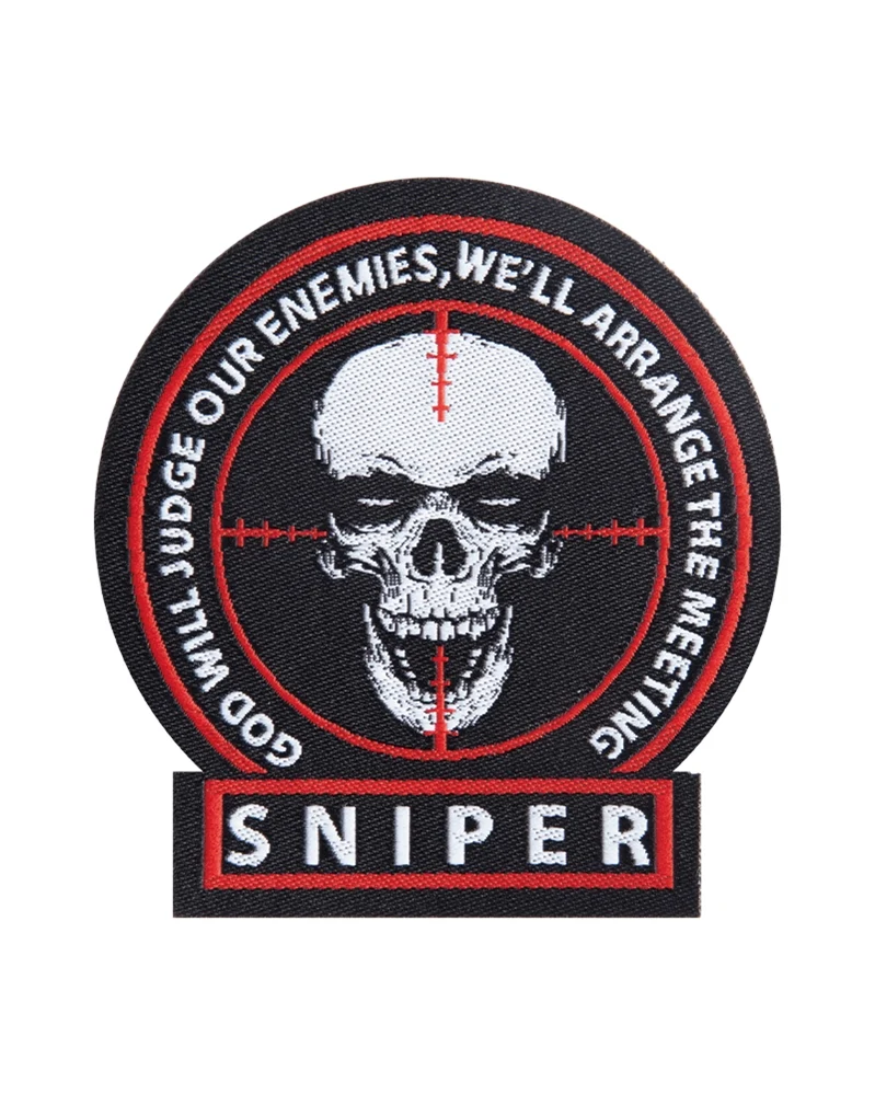 Morale patch tireur d'élite Mil-Tec textile polyester 7,2 x 6,8 cm 3 g