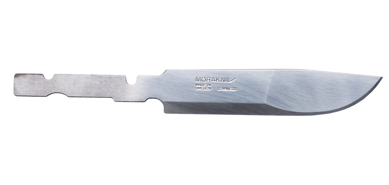 Lame seule Morakniv n°2000 acier inoxydable 12C27 115 mm émouture profilée à monter