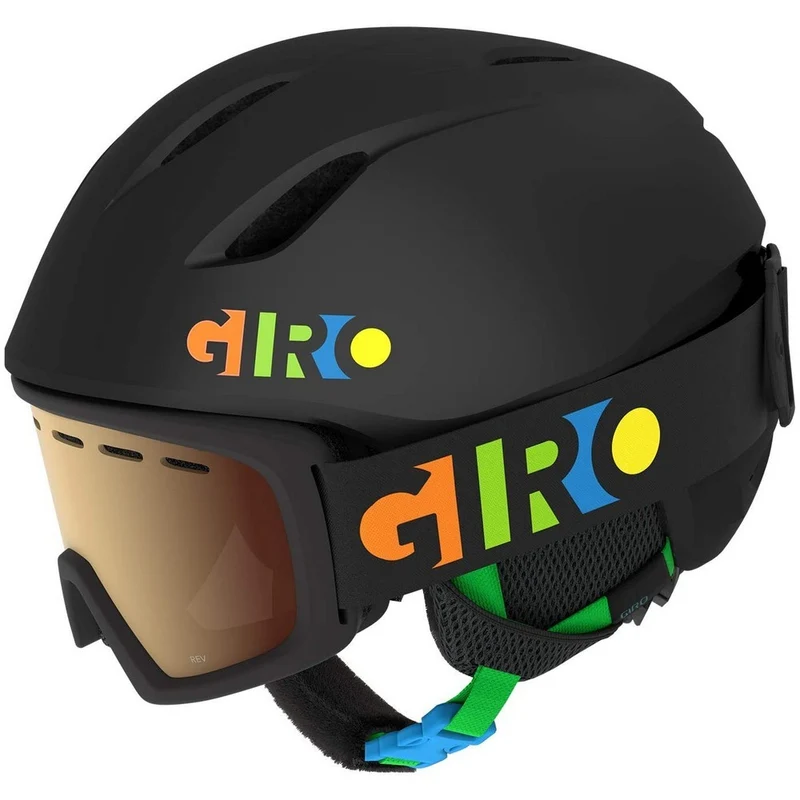 Casque de ski Giro Launch CP avec lunettes de ski (enfants)
