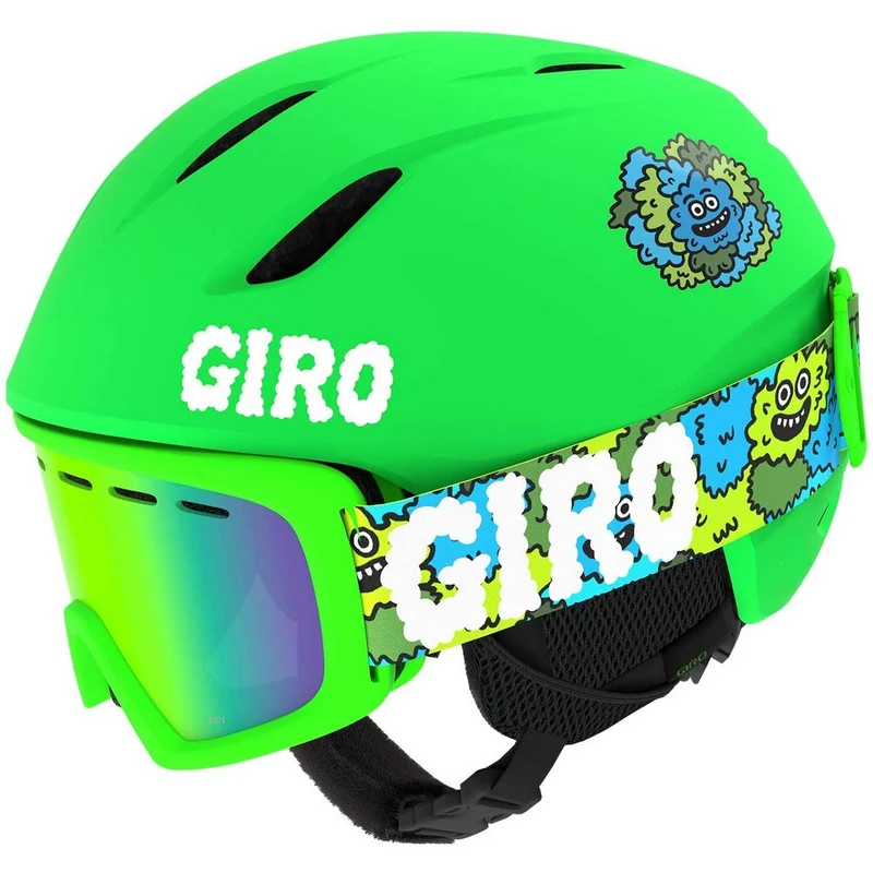 Casque de ski Giro Launch CP avec lunettes de ski (enfants)