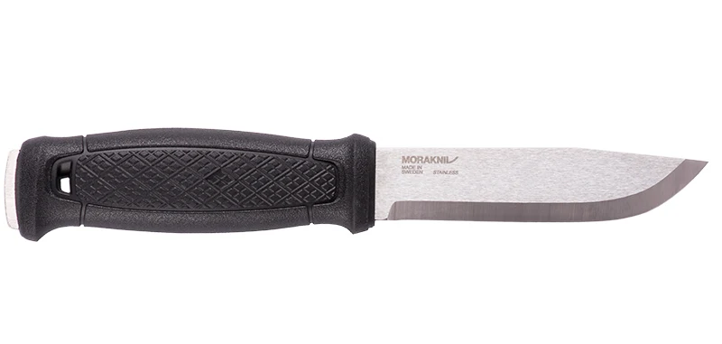 Couteau à lame fixe Morakniv Garberg soie pleine étui cuir tanné végétal lame 109 mm