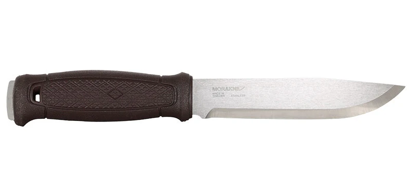 Couteau à lame fixe Morakniv Garberg Grand lame 142 mm soie pleine étui cuir acier 14C28N