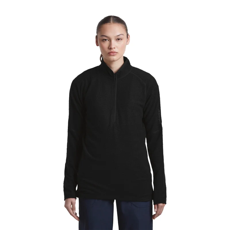 Chandail à demi-fermeture éclair Icebreaker Merino 400 RealFleece Grid Peaksland (femmes)