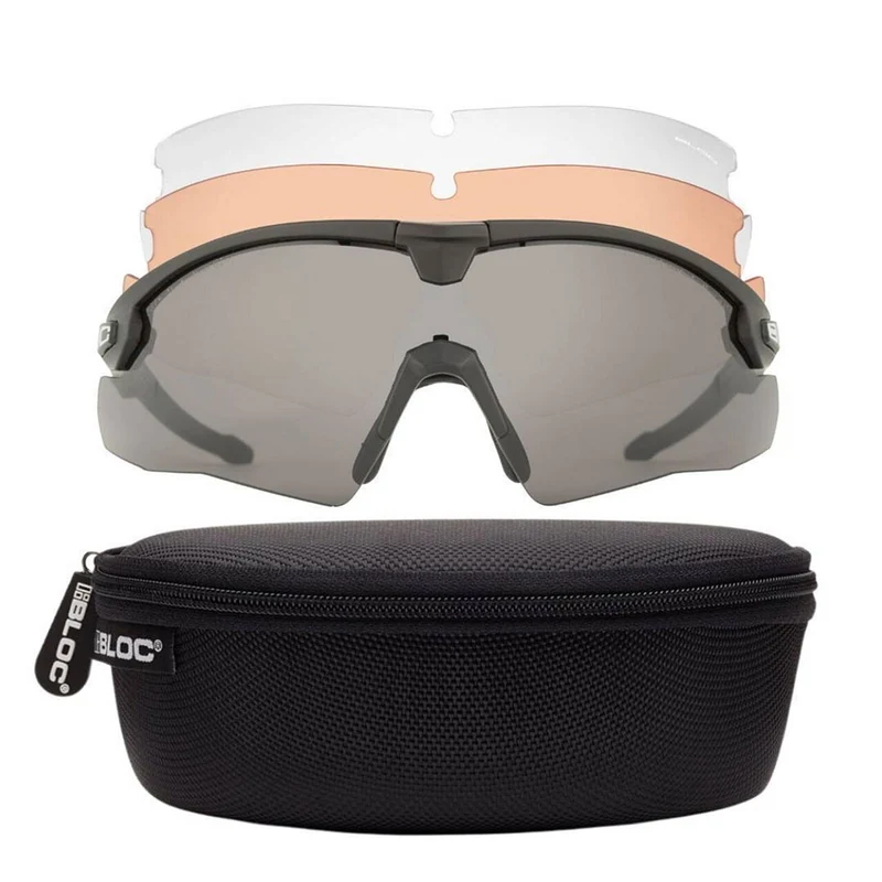 Lunettes de protection Bloc Tactical LYNX écran polycarbonate 2 mm EN 166 1 FT KN