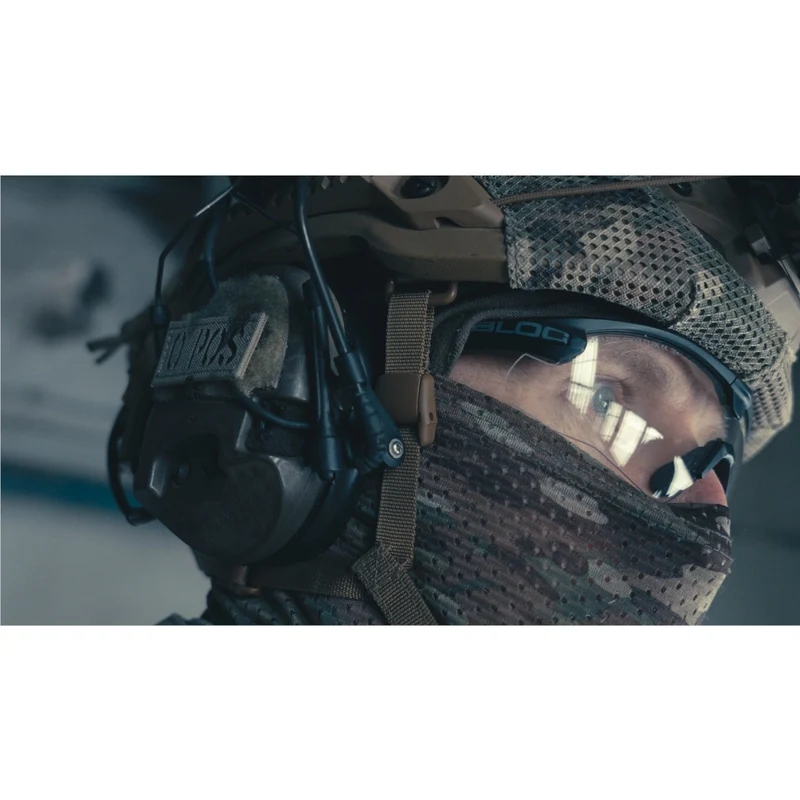 Lunettes de protection Bloc Tactical LYNX écran polycarbonate 2 mm EN 166 1 FT KN