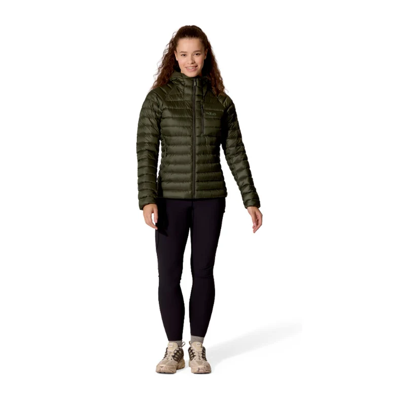 Manteau à capuchon Rab Microlight Alpine (femmes)