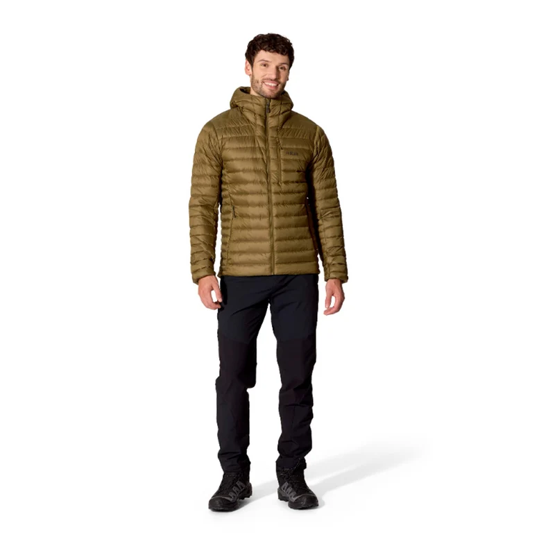 Manteau à capuchon Rab Microlight Alpine (hommes)
