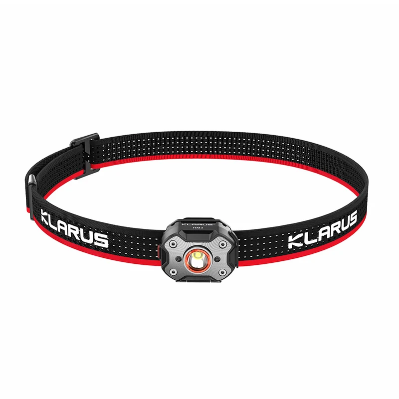 Lampe frontale Klarus HM3 670 lumens portée 90 m IPX5 en polymère