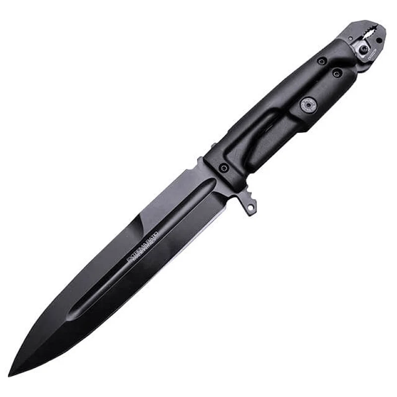 Couteau à lame fixe Extrema Ratio Silente acier N690 lame 163 mm pince multifonction intégrée