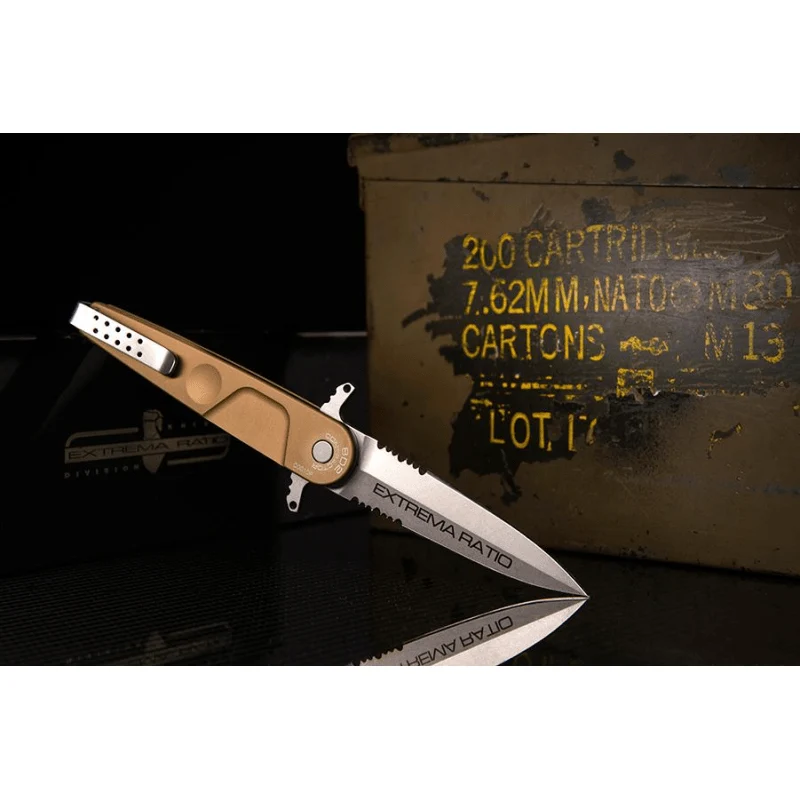 Couteau pliant Extrema Ratio BD2 Contractor acier N690 lame 94 mm double tranchant