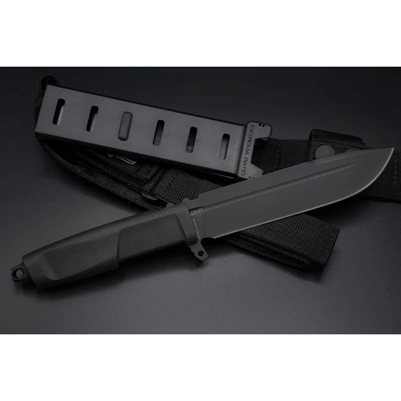 Couteau à lame fixe Extrema Ratio DMP drop point acier N690 lame 152 mm