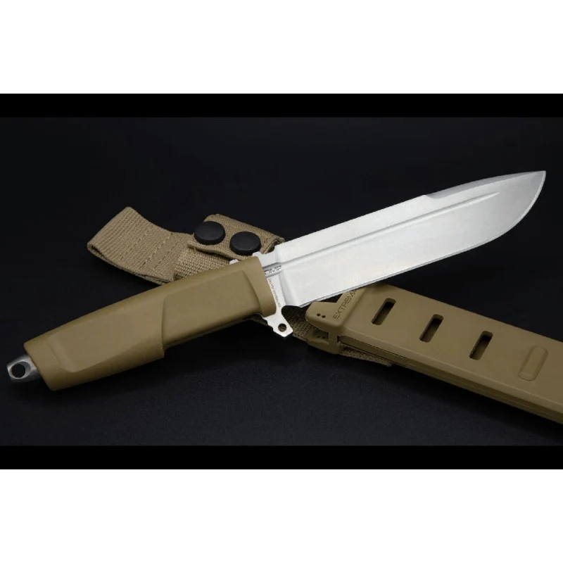 Couteau à lame fixe Extrema Ratio DMP drop point acier N690 lame 152 mm