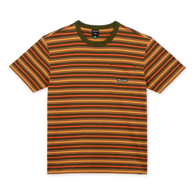 T-shirt Hooké Sun Stripes Pocket (hommes)
