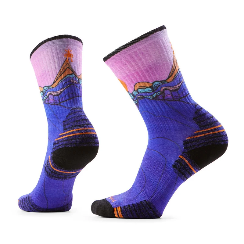 Bas Smartwool Hike Mountain Sunrise Print Crew (femmes)