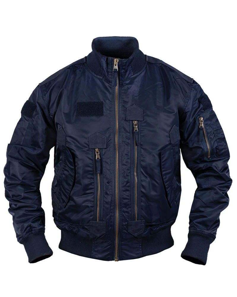 Blouson aviateur US Tactical Mil-Tec en nylon avec surfaces auto-agrippantes
