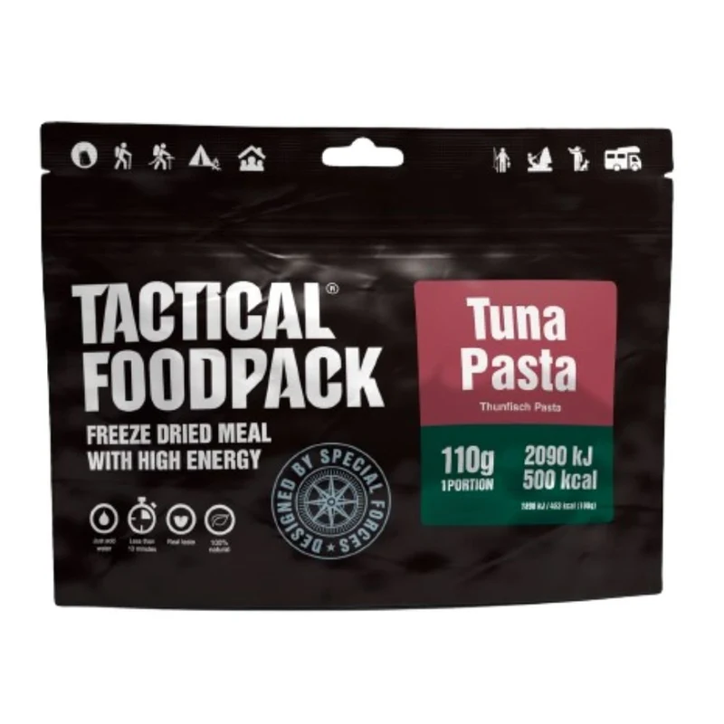 Ration lyophilisée Tactical Foodpack Pâtes au Thon 508 kcal
