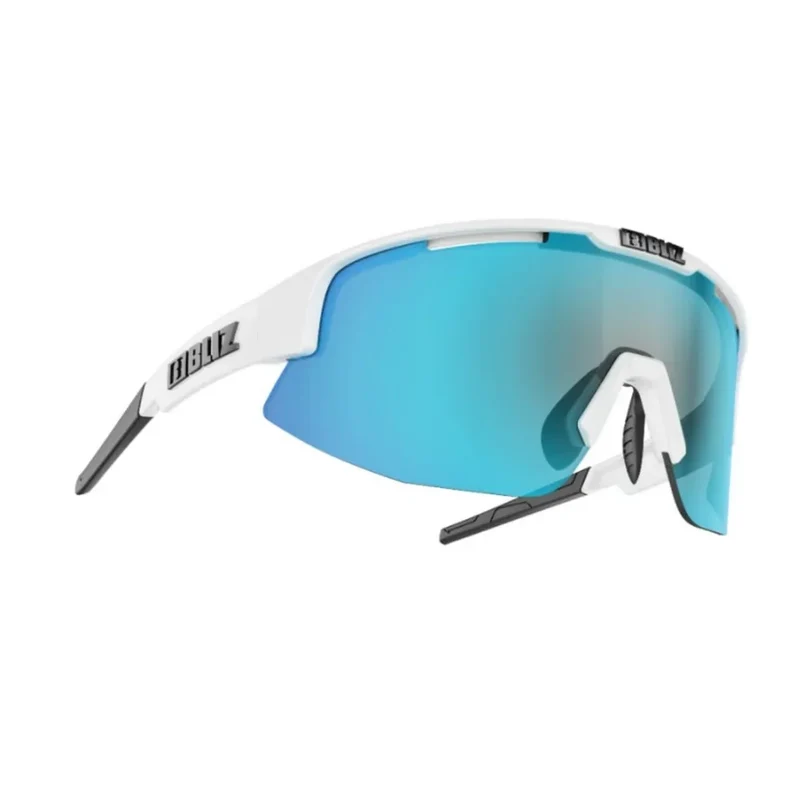 Lunettes de soleil Bliz Matrix avec lentille Smoke Blue Multi - White