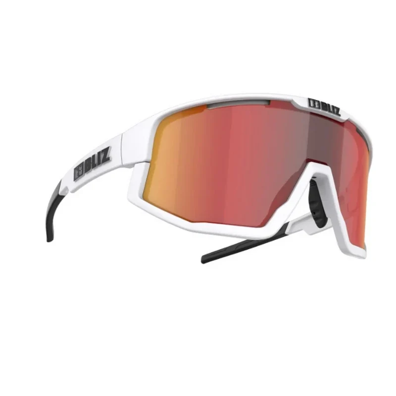 Lunettes de soleil Bliz Fusion avec lentille Smoke Red Multi - Matt White