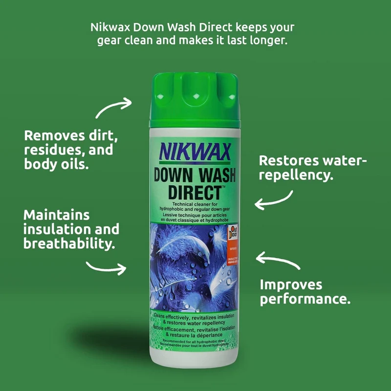 Nettoyant Nikwax Down Wash Direct – 1 000 ml